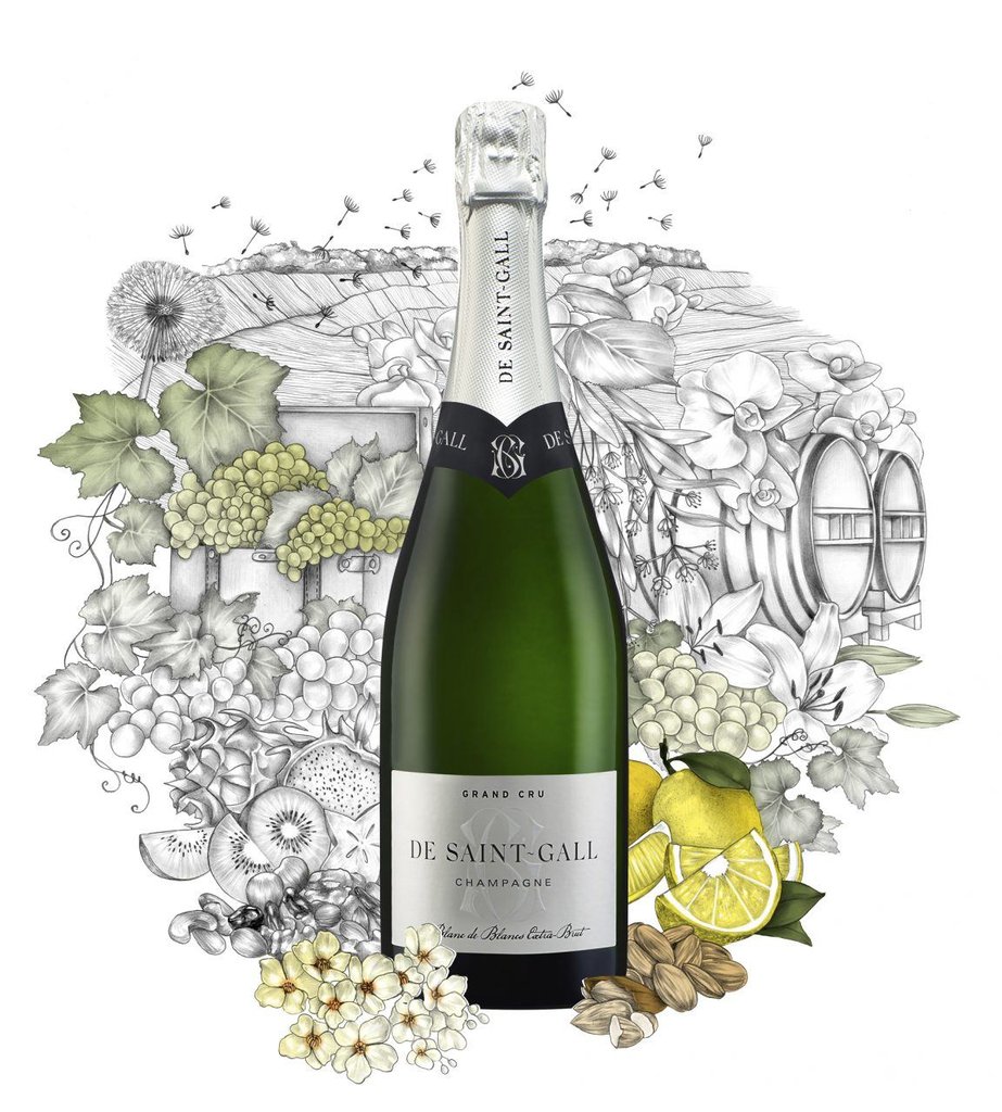 De Saint Gall L'EXTRA BRUT - Grand Cru 75 cl